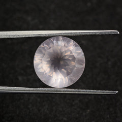 ROSE QUARTZ CONCAVE CUT ROUND 12MM 6.65 Cts.