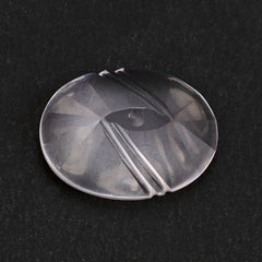 ROSE QUARTZ BUFFTOP EVIL EYE OVAL 20X15MM 15.43 Cts.