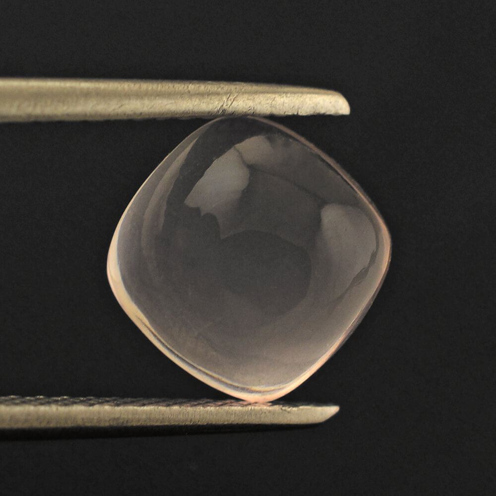 ROSE QUARTZ CUSHION CAB 8MM 2.32 Cts.