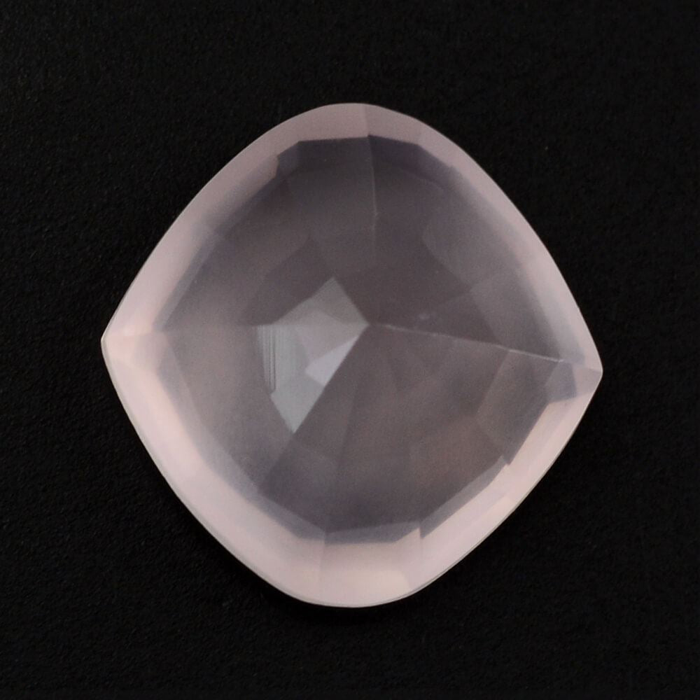 ROSE QUARTZ STEP CUT ONION (MILKY) 12MM 4.96 Cts.
