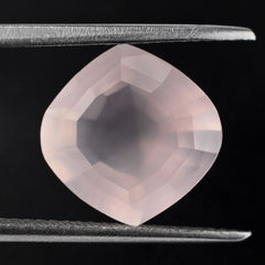 ROSE QUARTZ STEP CUT ONION (MILKY) 12MM 4.96 Cts.