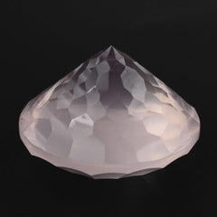 ROSE QUARTZ NIRVANA CUT ROUND (SEMI-MILKY) (NICE COLOR) 15MM 10.75 Cts.