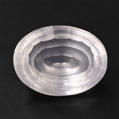 ROSE QUARTZ SWIRL CUT OVAL TRANSPARENT (MEDIUM) 16X12MM 8.20 Cts.