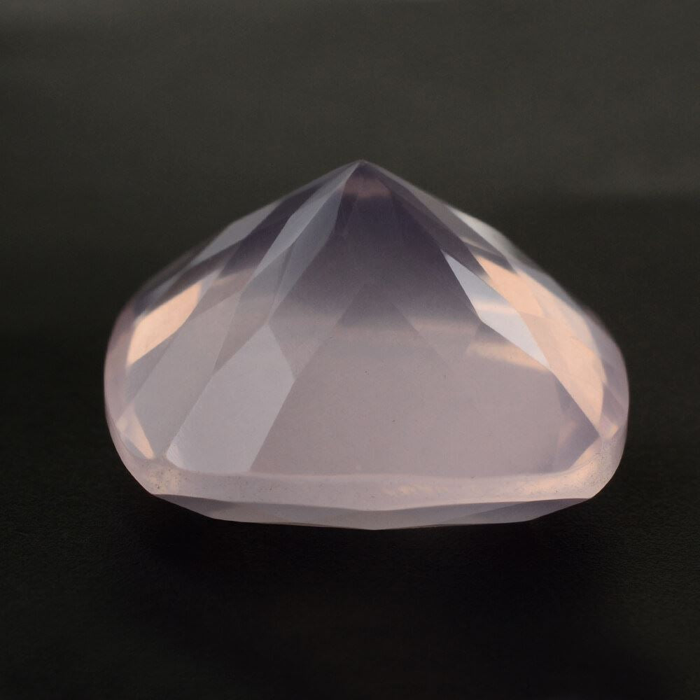 ROSE QUARTZ CUT CUSHION (TRANSPARENT NICE) 14MM 10.15 Cts.