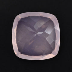 ROSE QUARTZ CUT CUSHION (TRANSPARENT NICE) 14MM 10.15 Cts.