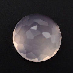 ROSE QUARTZ IRREGULAR CUT ROUND CAB (SEMI-MILKY) (NICE COLOR) 9MM 2.68 Cts.