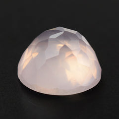 ROSE QUARTZ IRREGULAR CUT ROUND CAB (SEMI-MILKY) (NICE COLOR) 9MM 2.68 Cts.