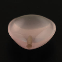 ROSE QUARTZ LENTIL PEAR TRANSPARENT NICE (HALF DRILL) 16X12MM 7.23 Cts.