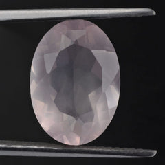 ROSE QUARTZ CUT OVAL TRANSPARENT (MEDIUM) 14X10MM 4.98 Cts.