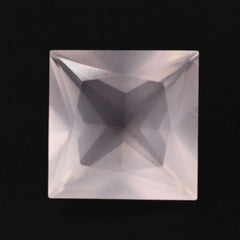 ROSE QUARTZ PRINCESS CUT SQUARE (SEMI-MILKY) (NICE COLOR) 10MM 4.35 Cts.