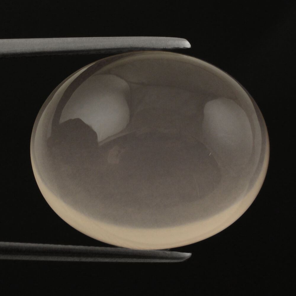 ROSE QUARTZ OVAL CAB (SEMI-MILKY) (NICE COLOR) 18X15MM 16.29 Cts.