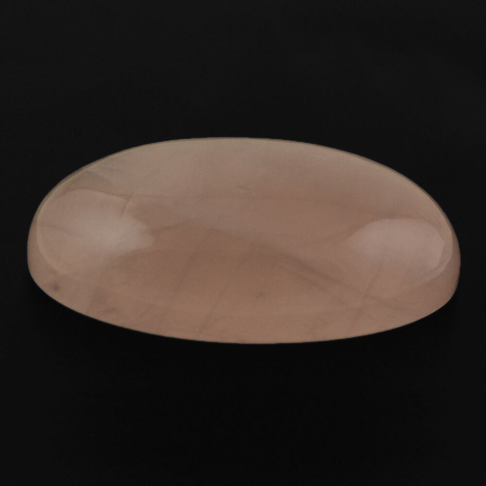 ROSE QUARTZ OVAL CAB (MILKY) 28X20MM 37.15 Cts.