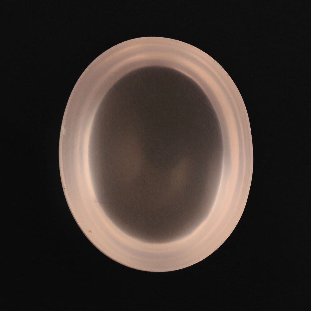 ROSE QUARTZ OVAL CAB TRANSPARENT (MEDIUM) 18X15MM 16.06 Cts.