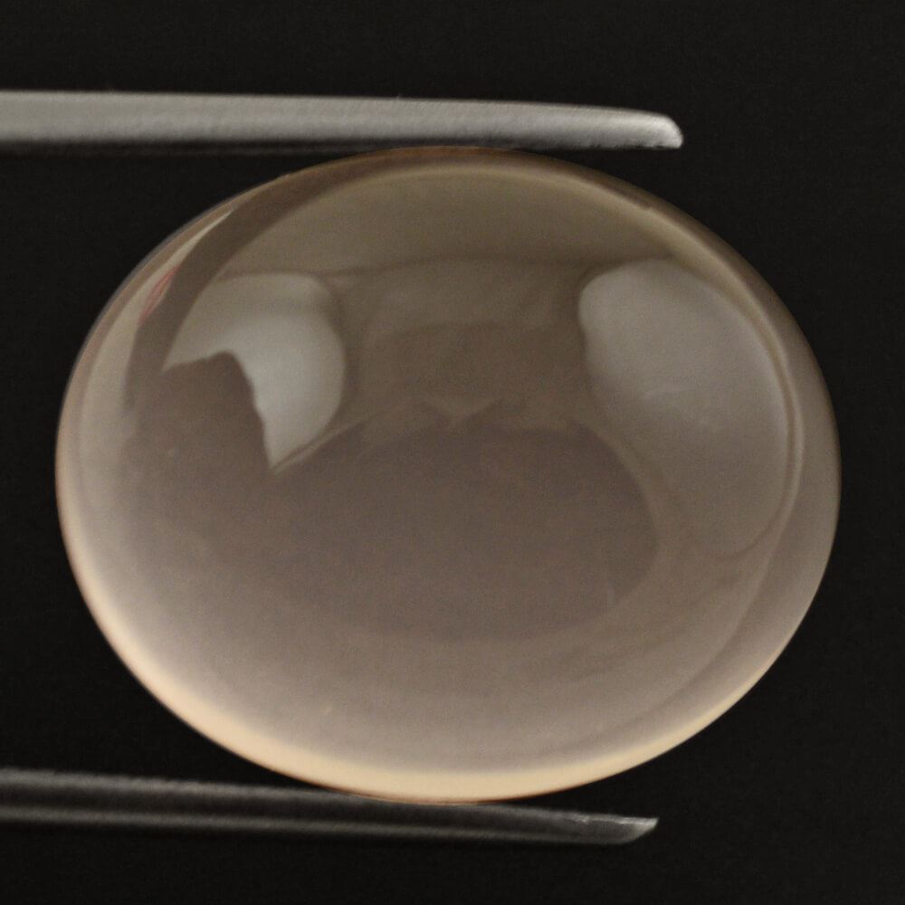 ROSE QUARTZ OVAL CAB TRANSPARENT (MEDIUM) 18X15MM 16.06 Cts.