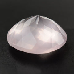 ROSE QUARTZ CHECKER CUT ROUND (SEMI-MILKY) (NICE COLOR) 15MM 10.03 Cts.