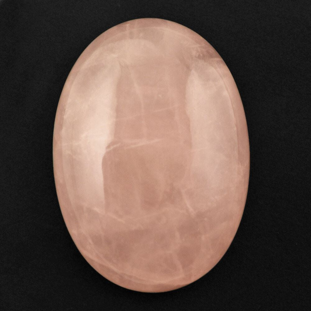 ROSE QUARTZ OVAL CAB (MILKY) 28X20MM 37.20 Cts.