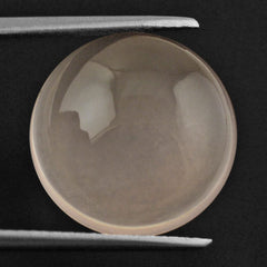 ROSE QUARTZ ROUND CAB TRANSPARENT (MEDIUM) 15.50MM 10.03 Cts.