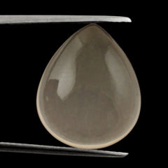 ROSE QUARTZ PEAR CAB (SEMI-MILKY) (NICE COLOR) 18X15MM 11.65 Cts.