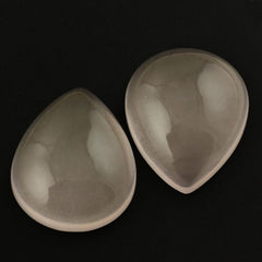 ROSE QUARTZ PEAR CAB (SEMI-MILKY) (NICE COLOR) 18X15MM 11.65 Cts.