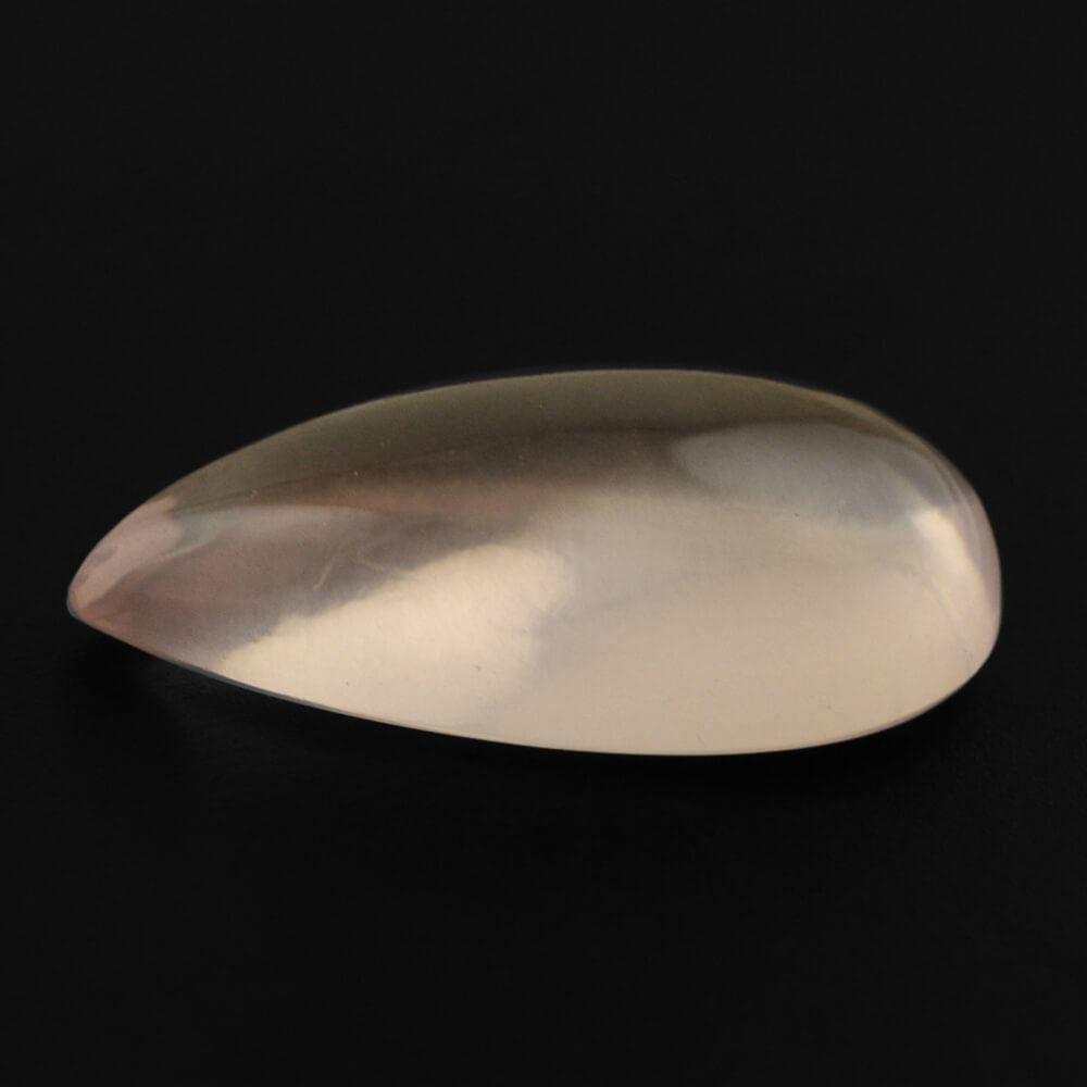ROSE QUARTZ PEAR CAB TRANSPARENT (NICE) 14X7MM 2.66 Cts.