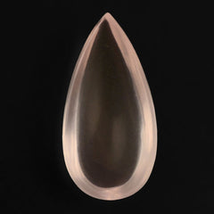 ROSE QUARTZ PEAR CAB TRANSPARENT (NICE) 14X7MM 2.66 Cts.