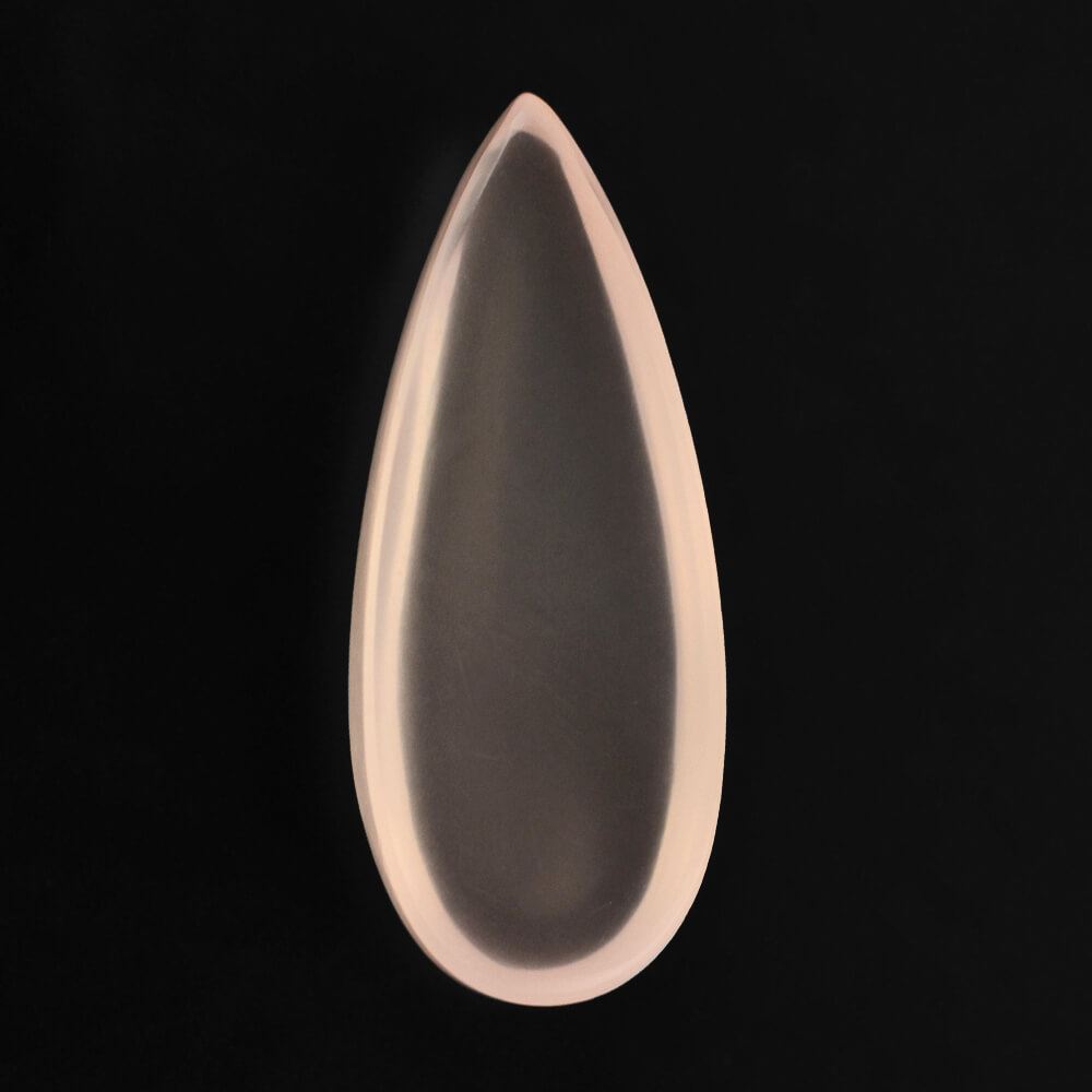 ROSE QUARTZ PEAR CAB (SEMI-MILKY) (NICE COLOR) 20X8MM 5.64 Cts.