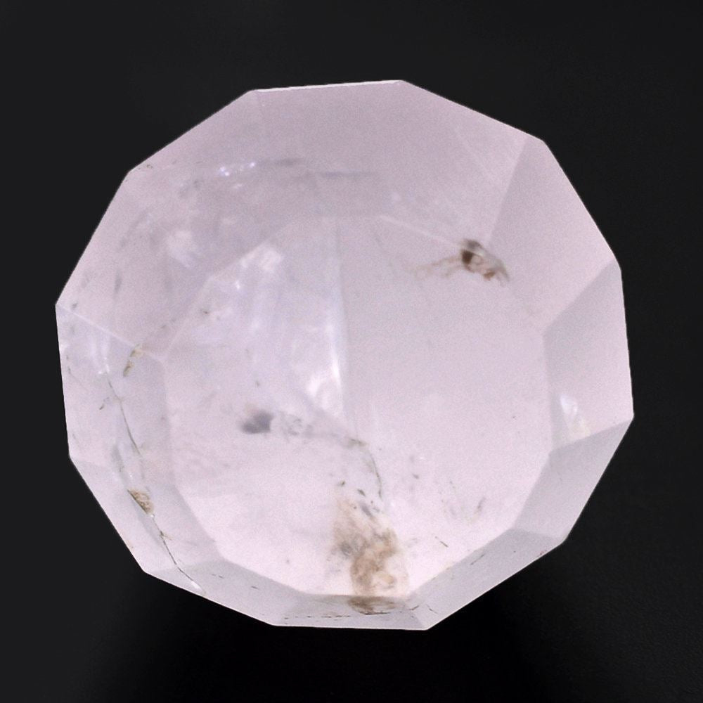 ROSE QUARTZ LONG FACETED DROPS 35X15MM 39.98 Cts.