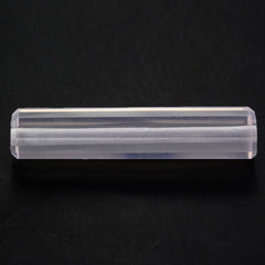 ROSE QUARTZ STEP CUT BARREL (FULL DRILL 1MM) 34X7MM 17.25 Cts.