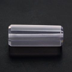 ROSE QUARTZ STEP CUT BARREL (FULL DRILL 1MM) 20X8MM 13.13 Cts.