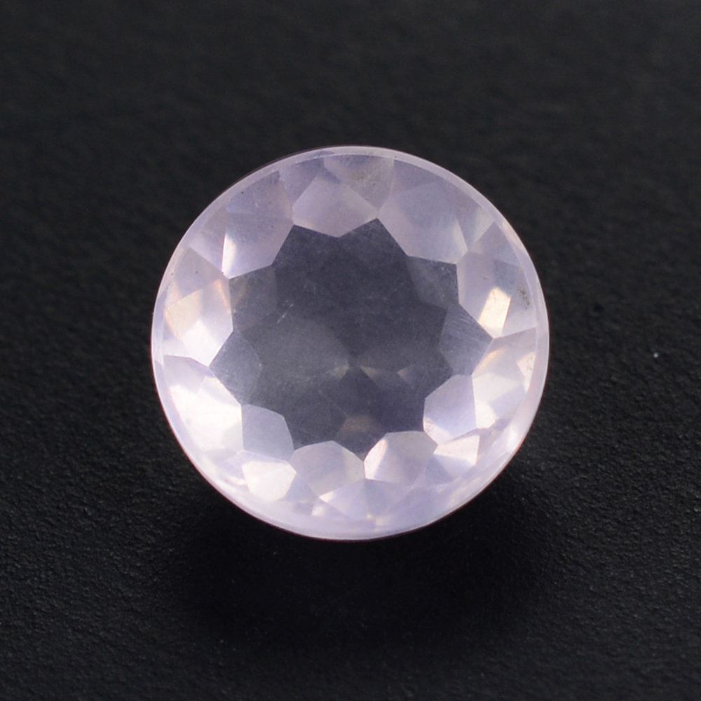 ROSE QUARTZ FLOWER CUT ROUND CAB 5MM 0.40 Cts.
