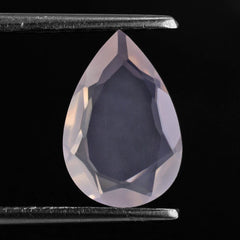 ROSE QUARTZ BOTH SIDE TABLE CUT PEAR 12X10MM 2.08 Cts.