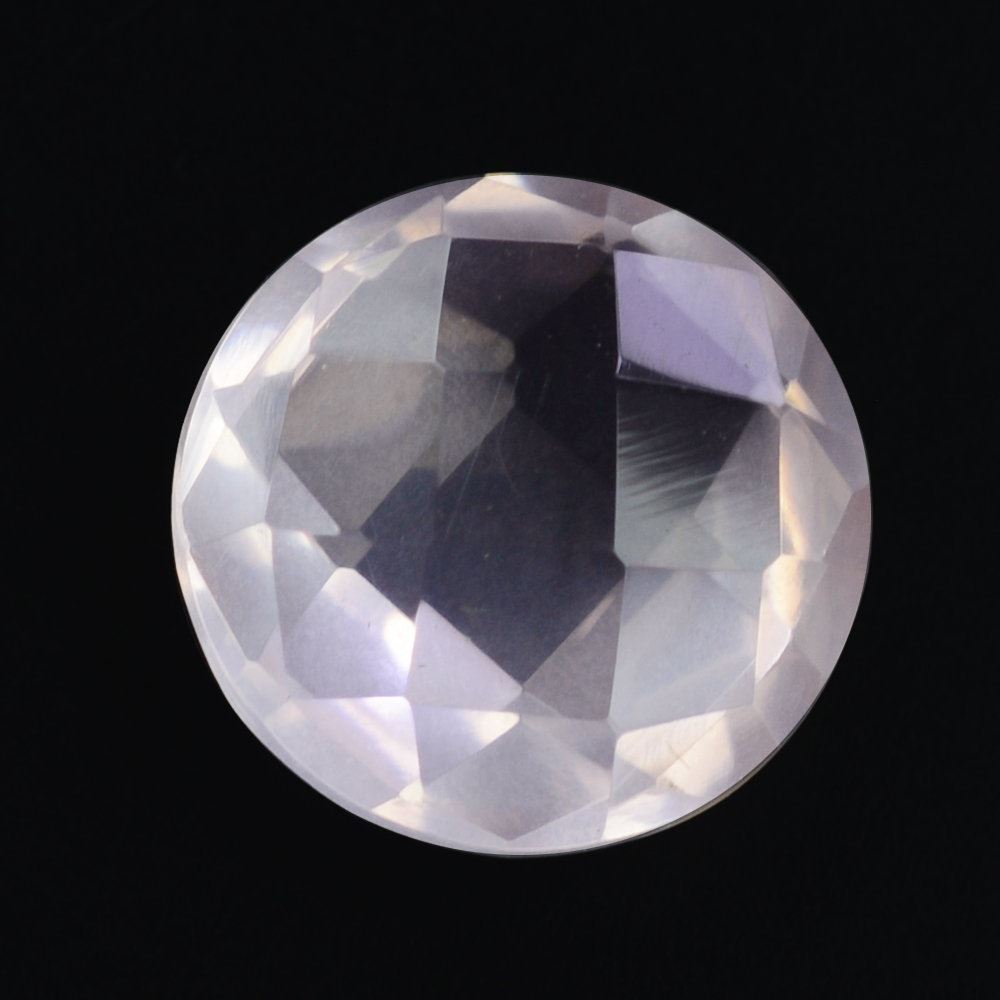 ROSE QUARTZ BRIOLETTE ROUND 10MM 3.35 Cts.