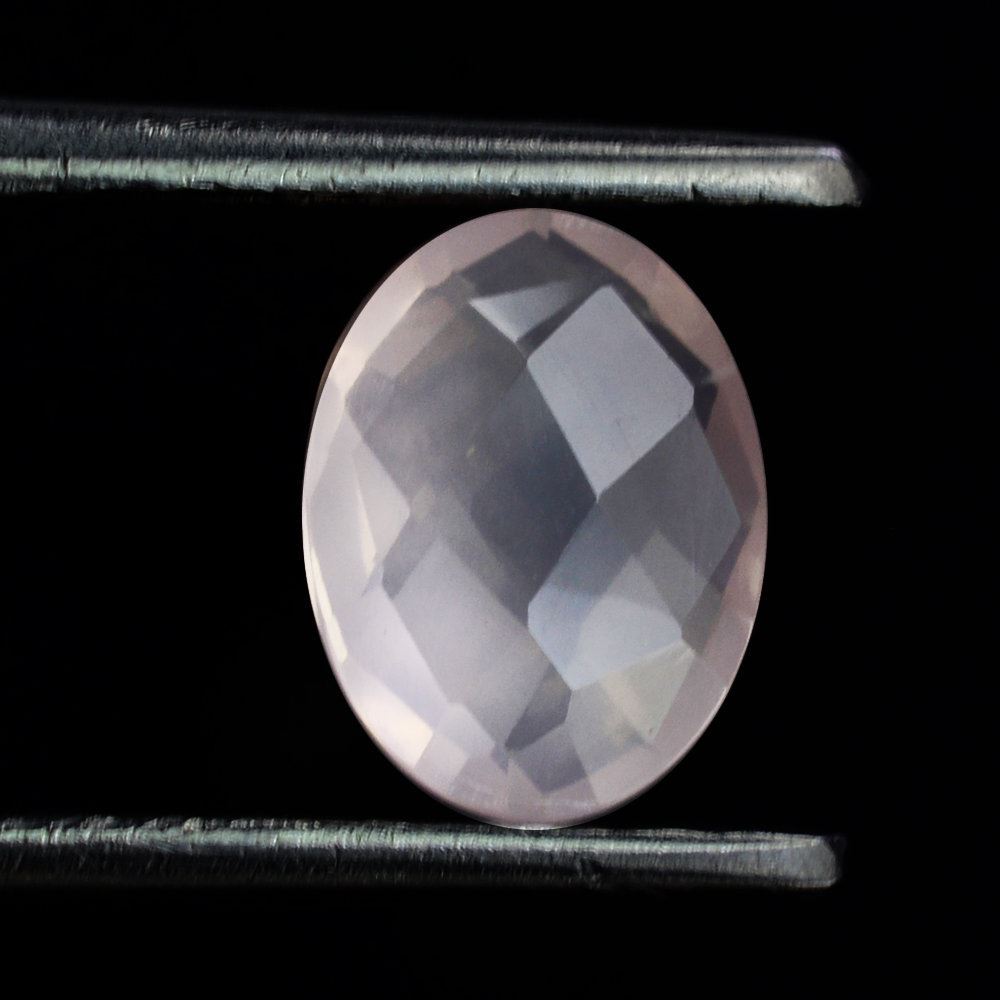 ROSE QUARTZ BRIOLETTE OVAL 8X6MM 1.05 Cts.