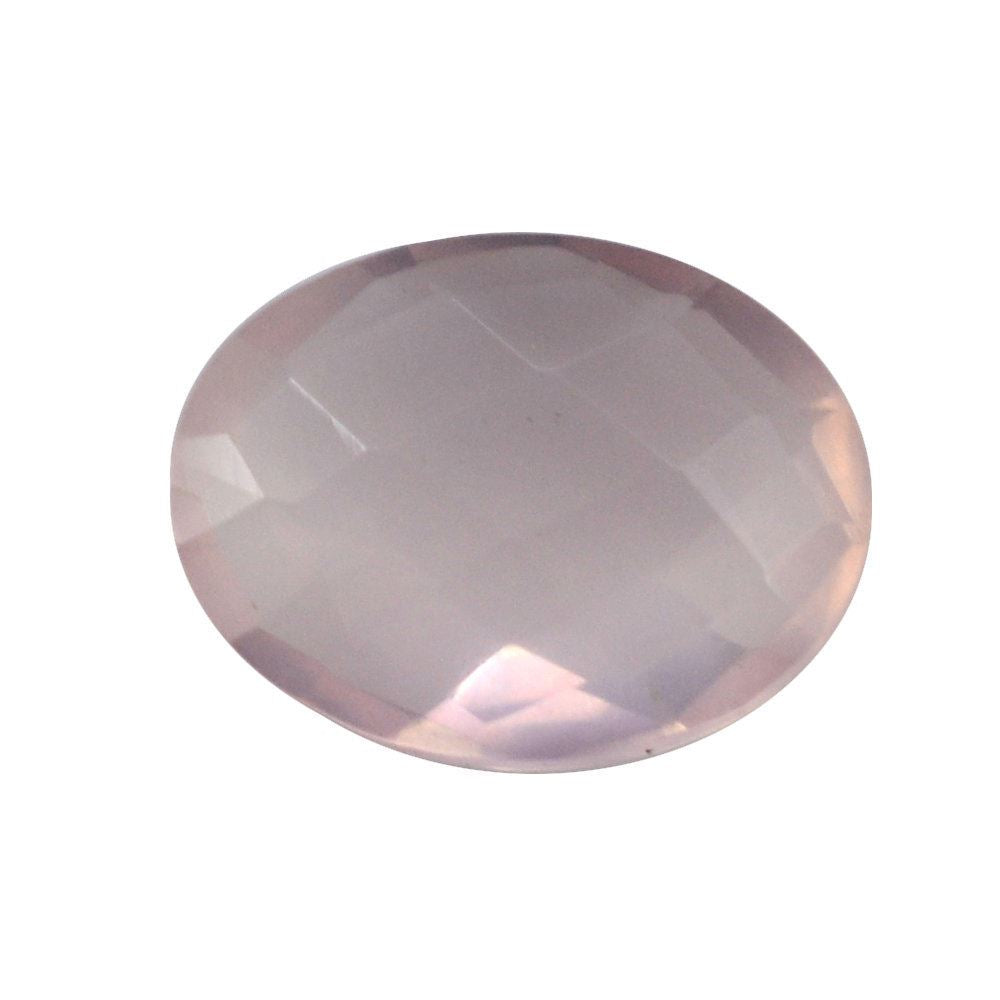 ROSE QUARTZ BRIOLETTE OVAL 8X6MM 1.05 Cts.