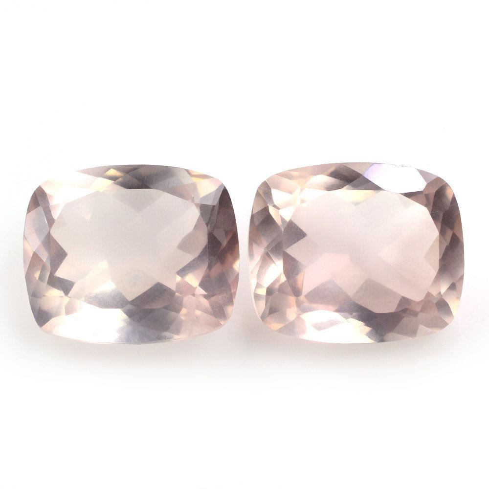 ROSE QUARTZ CUT CUSHION 12X10MM 5.16 Cts.
