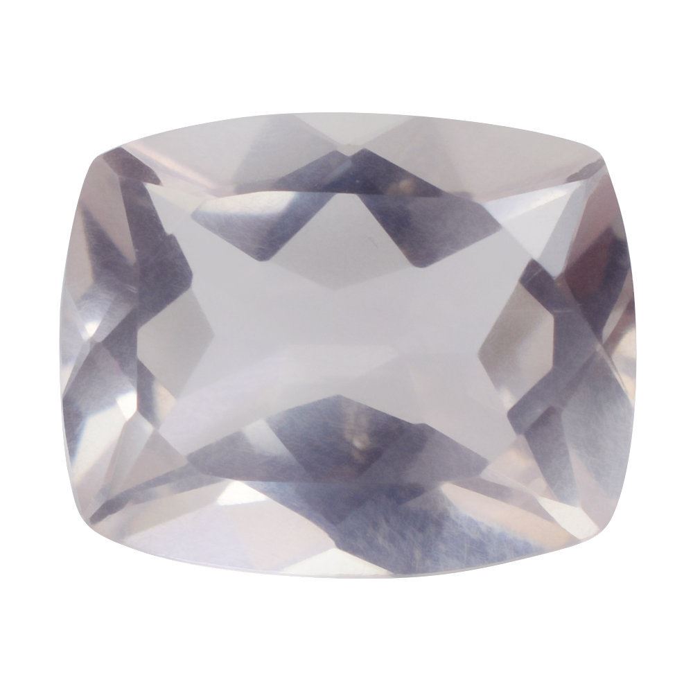 ROSE QUARTZ CUT CUSHION 10X8MM 2.63 Cts.