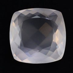 ROSE QUARTZ ANTIKE CUSHION WITH ONE SIDE TABLE CUT ONE SIDE CHECKER CUT (DES#24) 12MM 6.23 Cts.