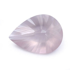 ROSE QUARTZ CONCAVE BRIOLETTE PEAR (DES#14) 18X13MM 8.55 Cts.