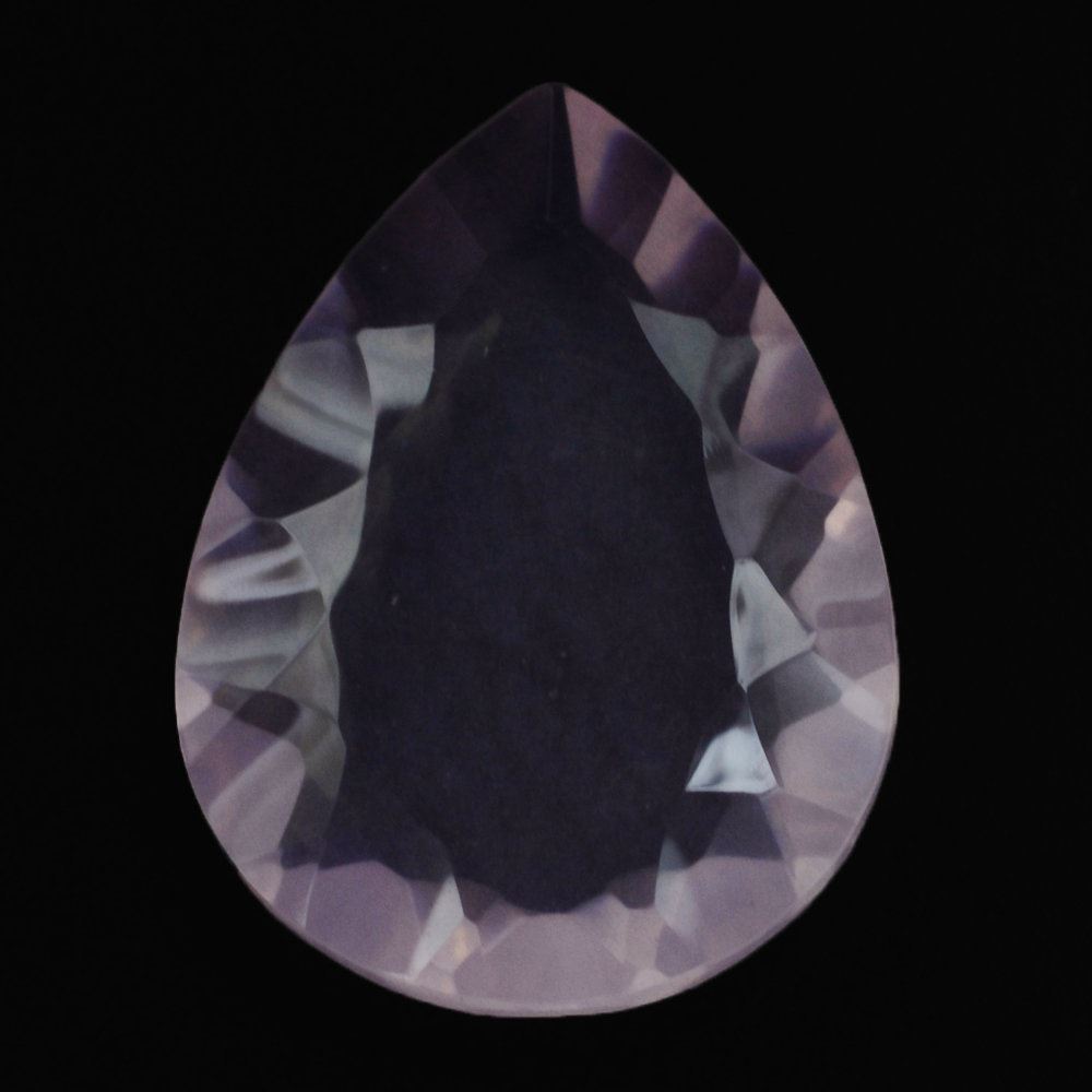 ROSE QUARTZ CONCAVE PEAR (DES#145) 16X12MM 4.80 Cts.
