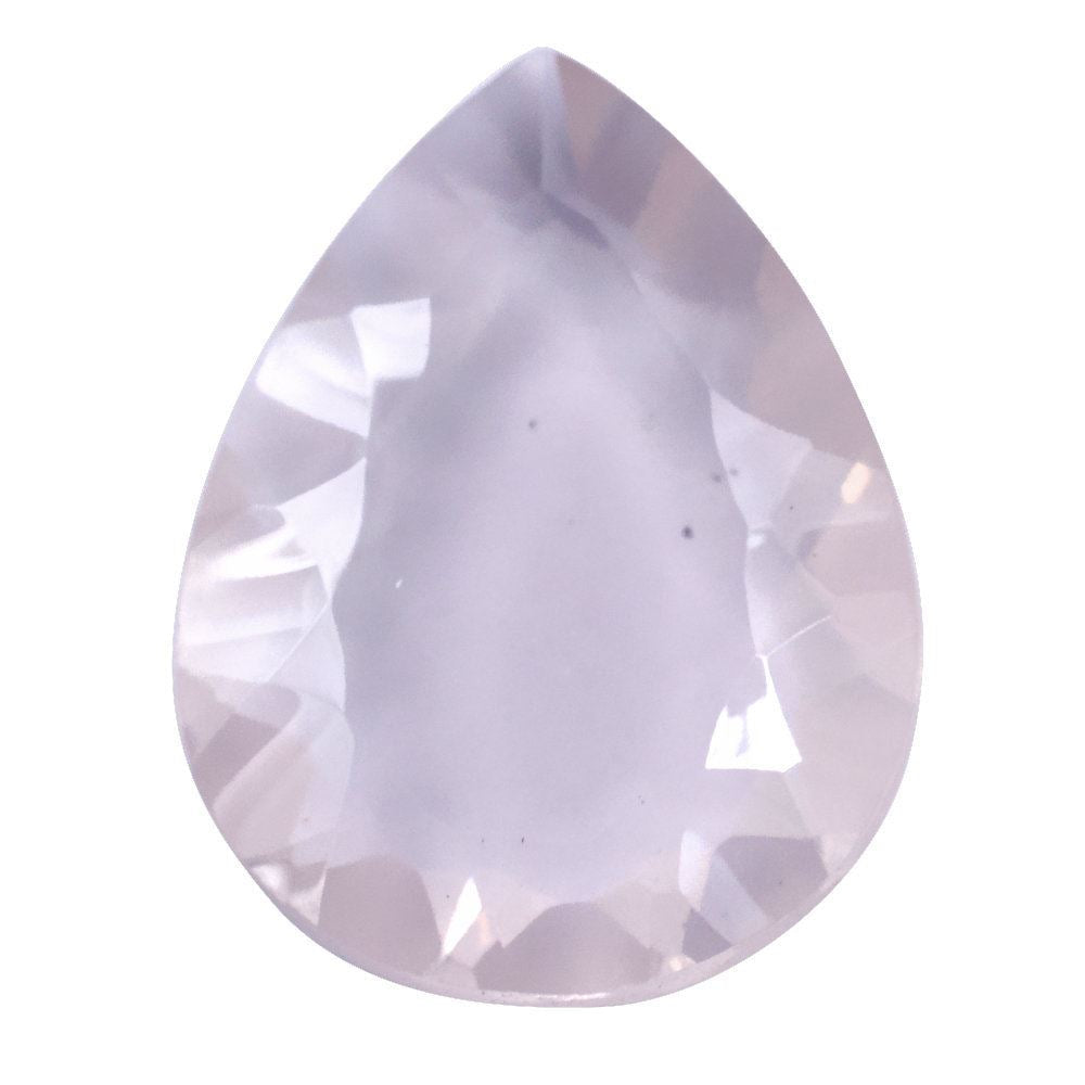 ROSE QUARTZ CONCAVE PEAR (DES#145) 16X12MM 4.80 Cts.