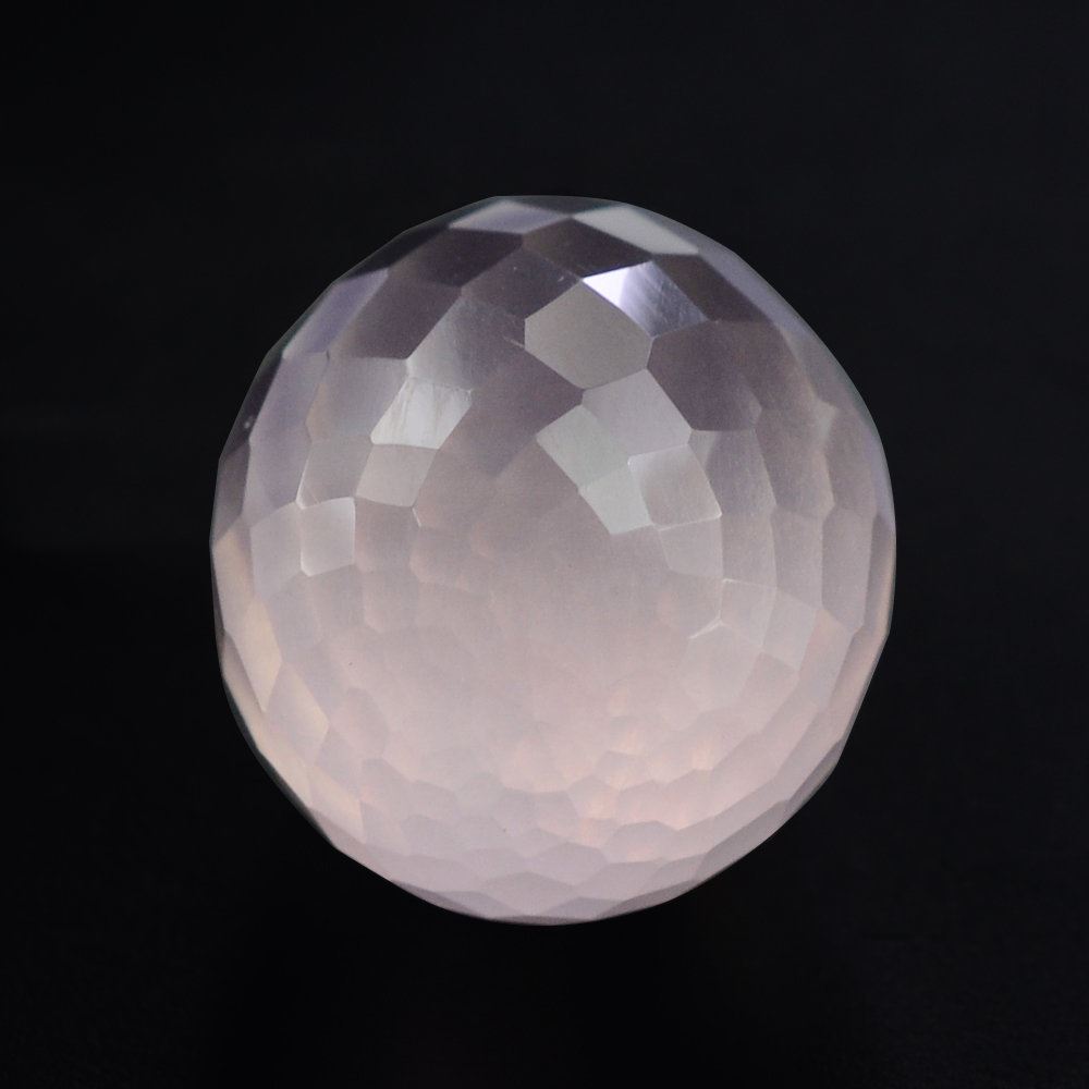 ROSE QUARTZ FACETED DROPS (HALF DRILL) 20X12MM 17.70 Cts.