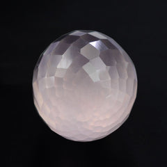 ROSE QUARTZ FACETED DROPS (HALF DRILL) 20X12MM 17.70 Cts.