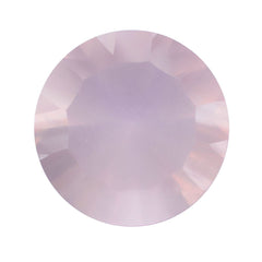 ROSE QUARTZ CONCAVE STRAIGHT FACET ROUND (DES#77) 10MM 3.31 Cts.