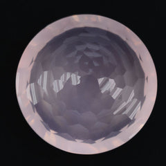 ROSE QUARTZ NIRVANA CUT ROUND (DES#81) 15MM 10.75 Cts.