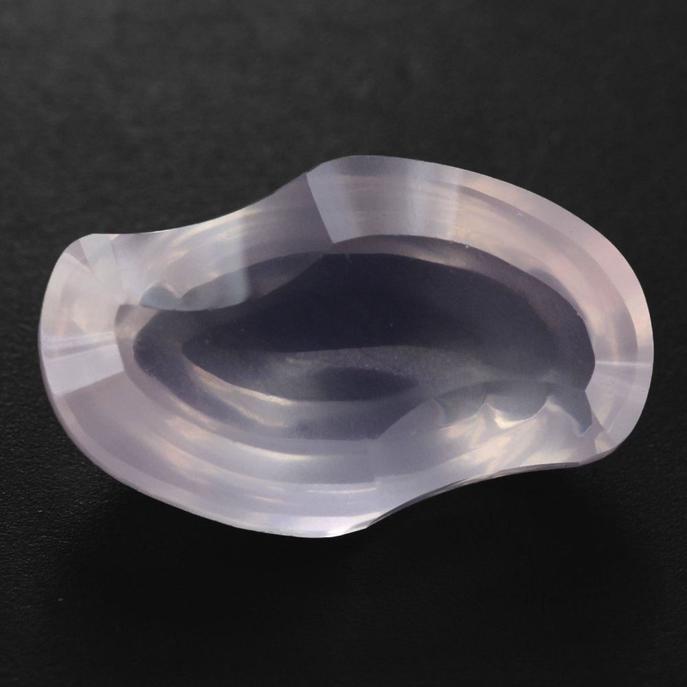 ROSE QUARTZ SWIRL CUT LEAF (DES#94) 16X10MM 5.72 Cts.