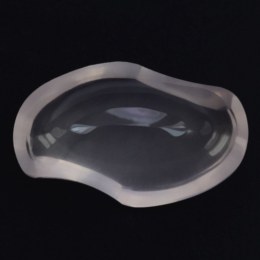 ROSE QUARTZ SWIRL CUT LEAF (DES#94) 16X10MM 5.72 Cts.