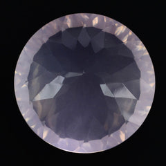 ROSE QUARTZ CONCAVE CUT ROUND (DES#46) 15MM 11.65 Cts.