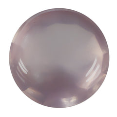 ROSE QUARTZ BUFFTOP CONCAVE STEP CUT BACK ROUND (DES#47) 14MM 10.30 Cts.