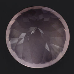ROSE QUARTZ CONCAVE CUT ROUND (DES#46) 15MM 11.65 Cts.