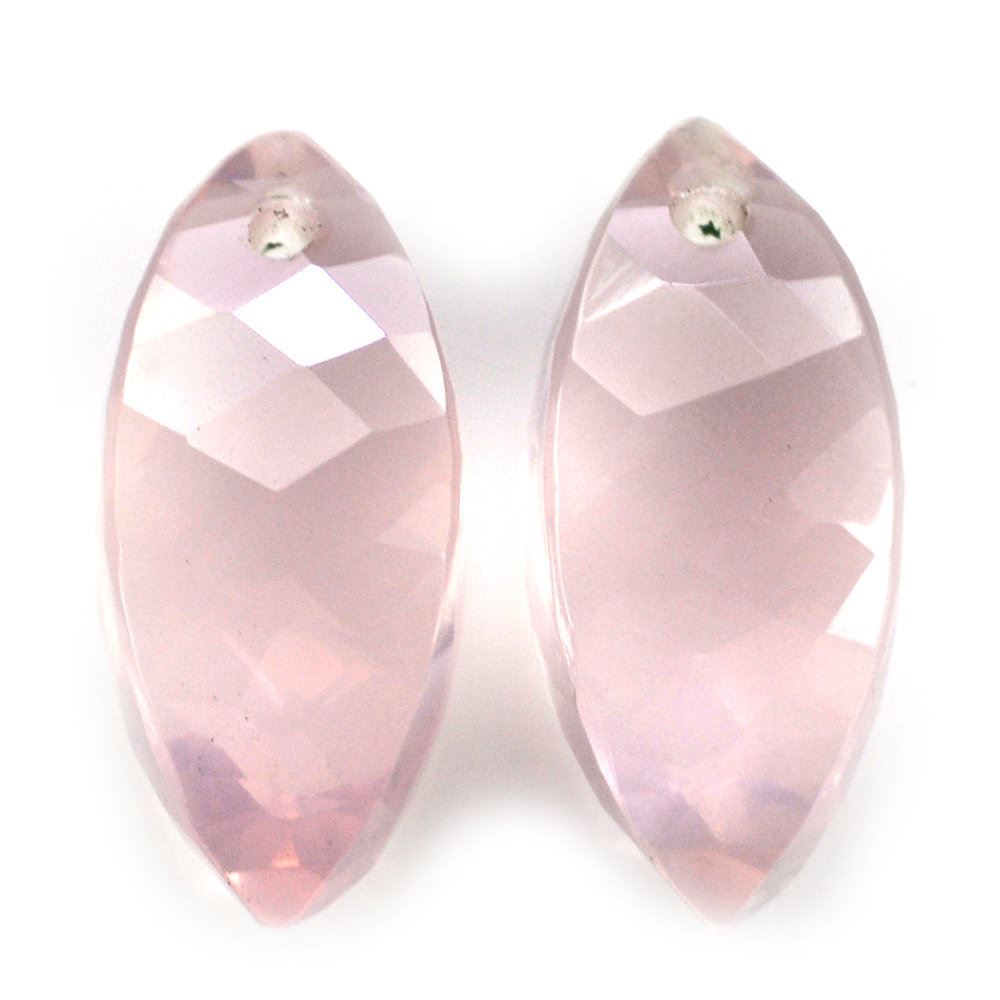 ROSE QUARTZ MARQUISE CHOPASA (FULL DRILL) (DES#12) 16X7MM 6.38 Cts.